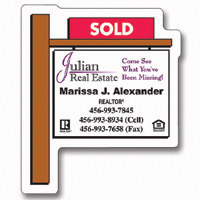 Magnets: Real Estate Sold Sign Magnets
